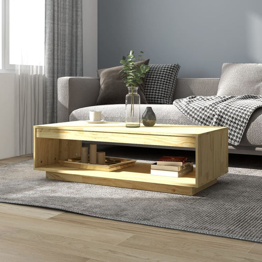 Coffee table 110x50x33.5 cm solid pine wood