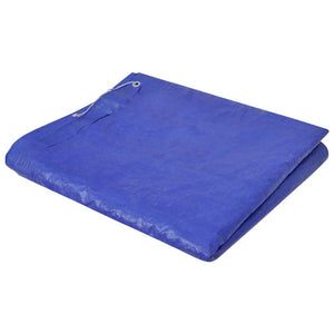 Pool cover 2 pcs PE rectangular 90 g/sqm 400x207 cm