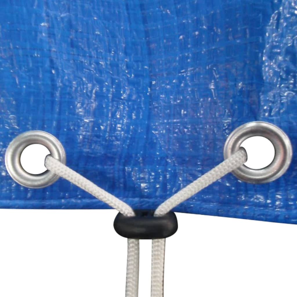 Pool cover 2 pcs PE rectangular 90 g/sqm 400x207 cm