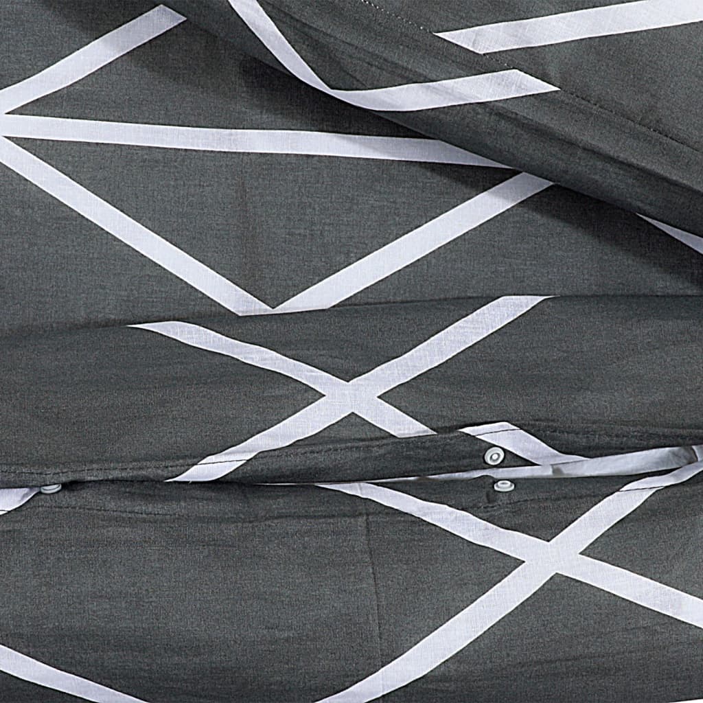 Bedding set gray 135x200 cm cotton