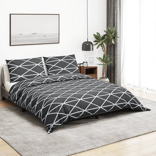 Bedding set gray 135x200 cm cotton