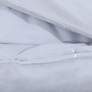 Bedding set gray 140x200 cm cotton