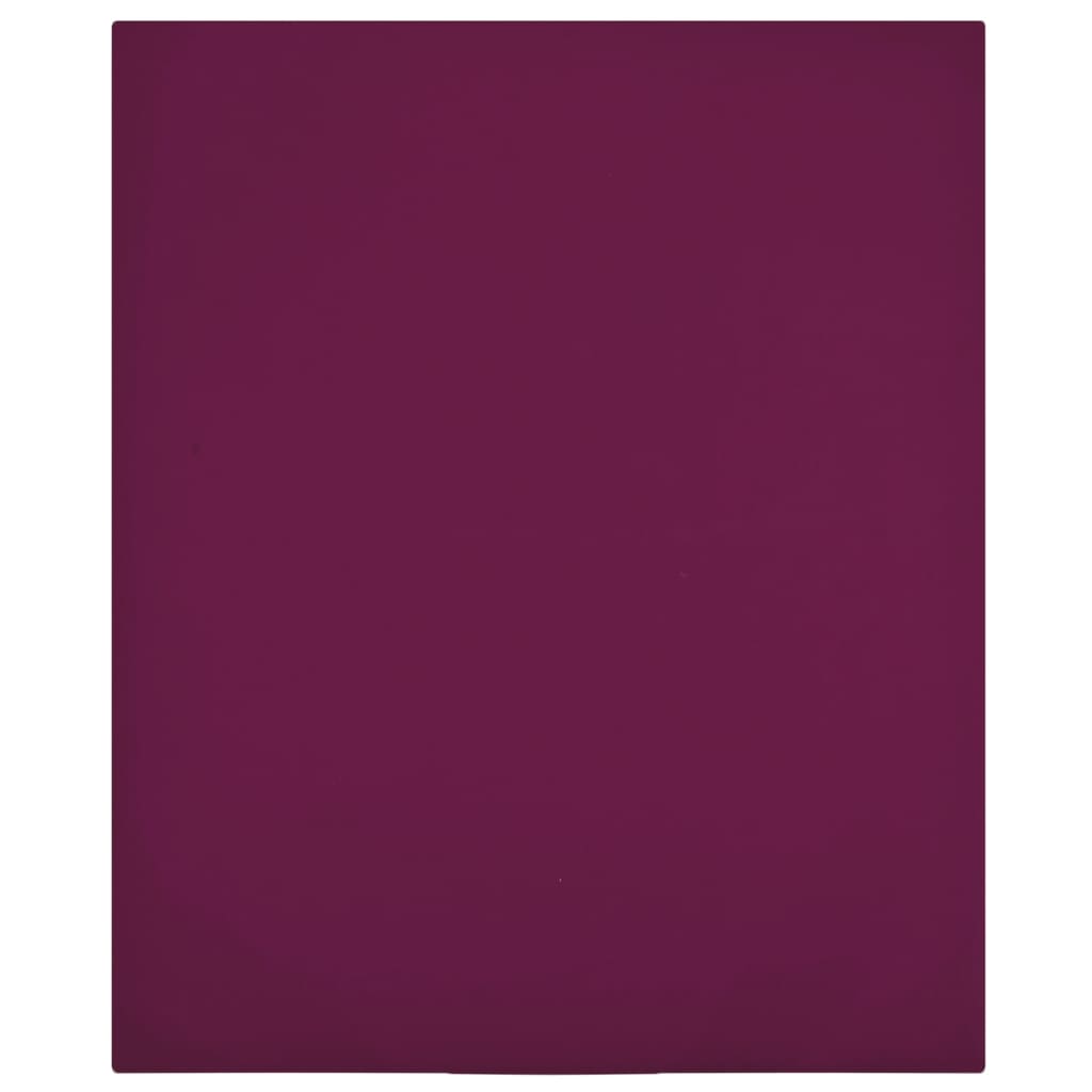 Jersey sheet 2 pcs burgundy 140x200 cm cotton