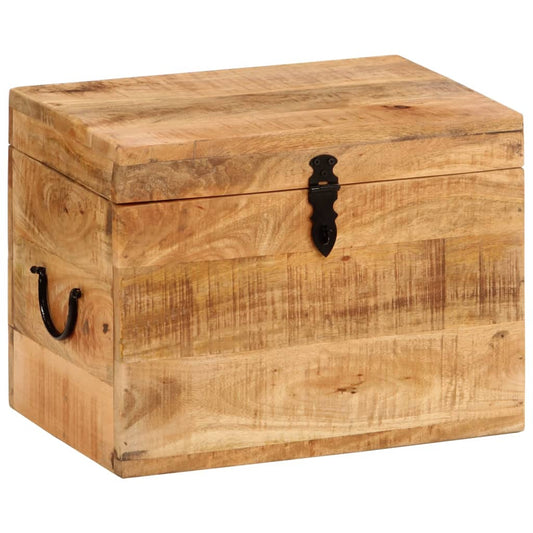 Storage box 39x28x31 cm solid mango wood