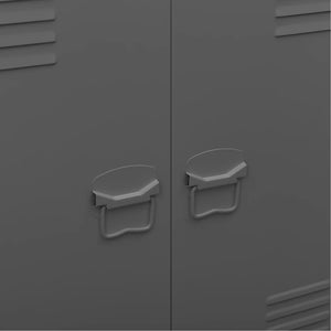 Industrial storage chest anthracite 90x40x100 cm steel