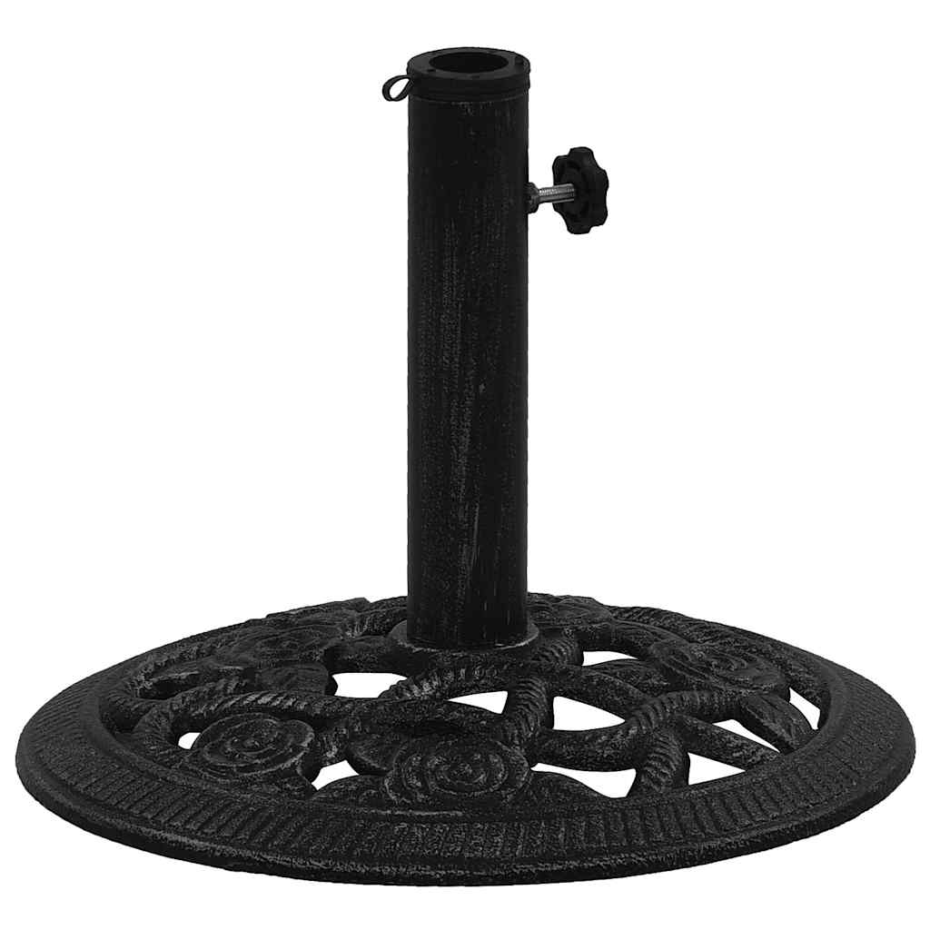 Parasol base black 40x40x32 cm cast iron