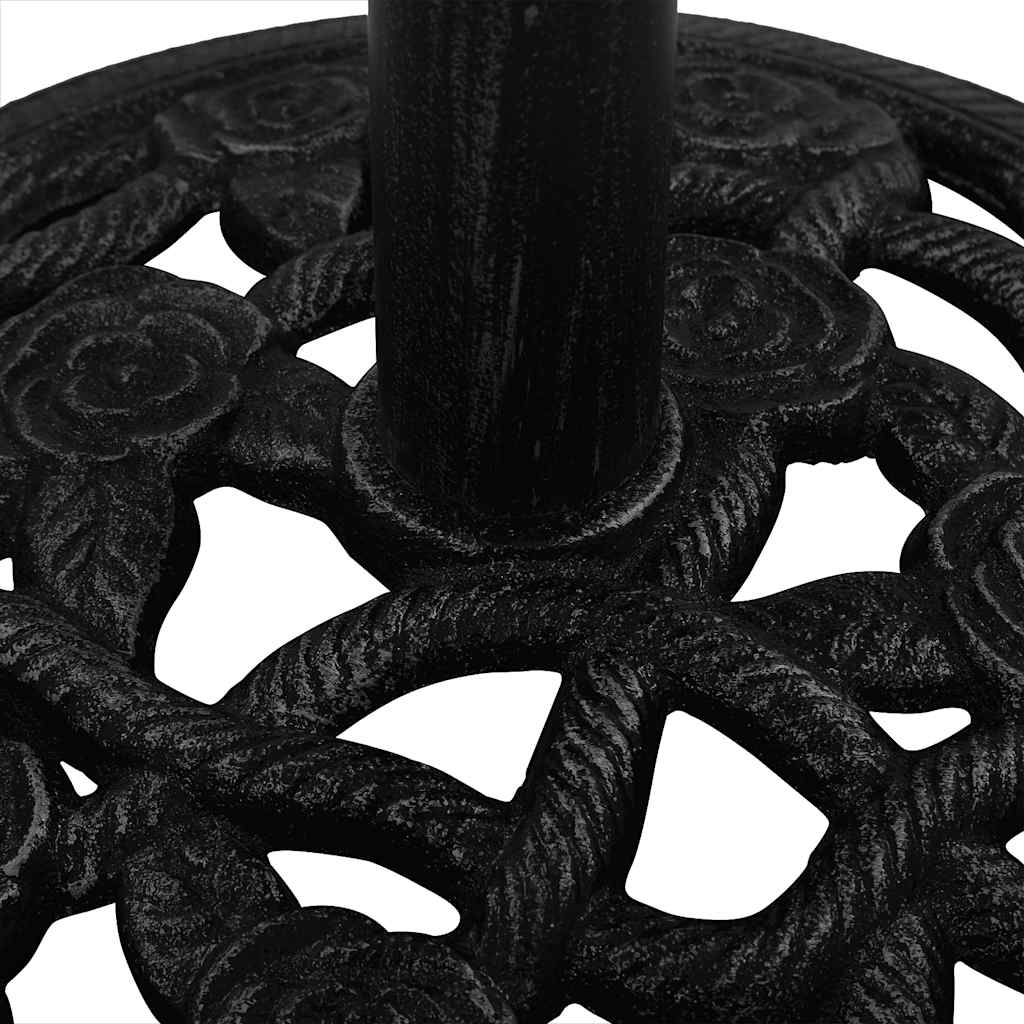 Parasol base black 40x40x32 cm cast iron