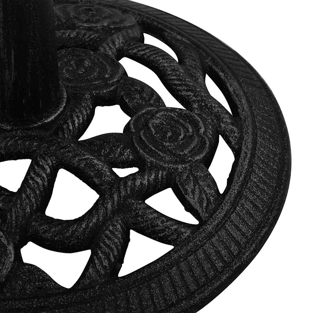 Parasol base black 40x40x32 cm cast iron