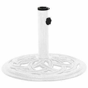 Parasol base white 44x44x31 cm cast iron