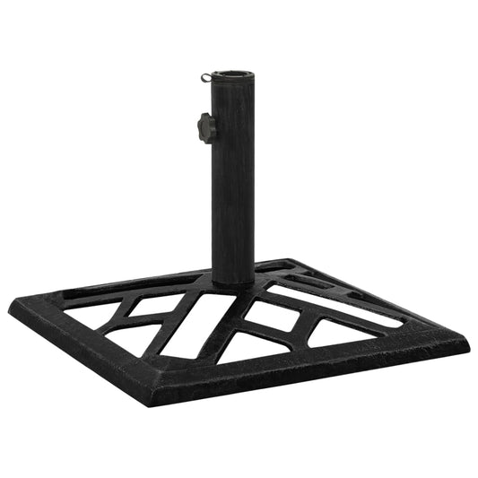 Parasol base black 44x44x31 cm cast iron