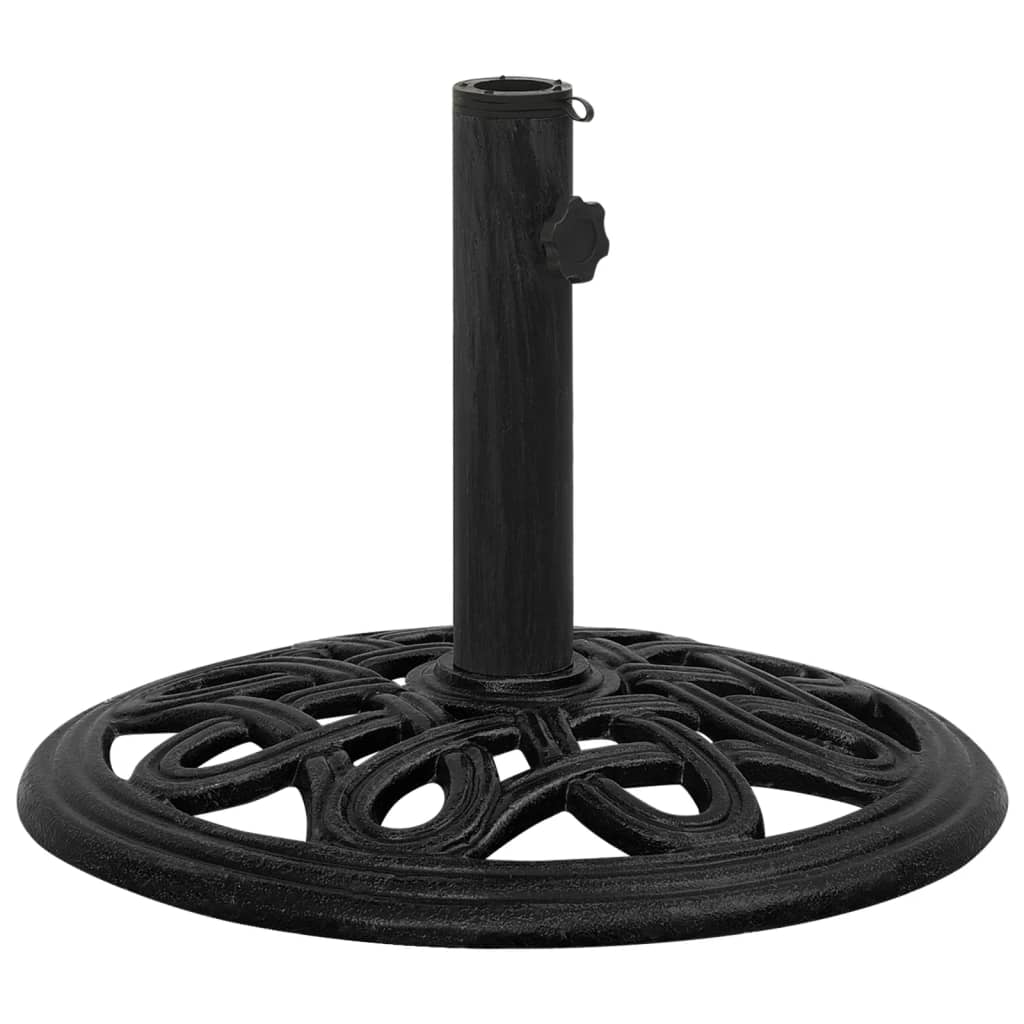 Parasol base black 44x44x32 cm cast iron