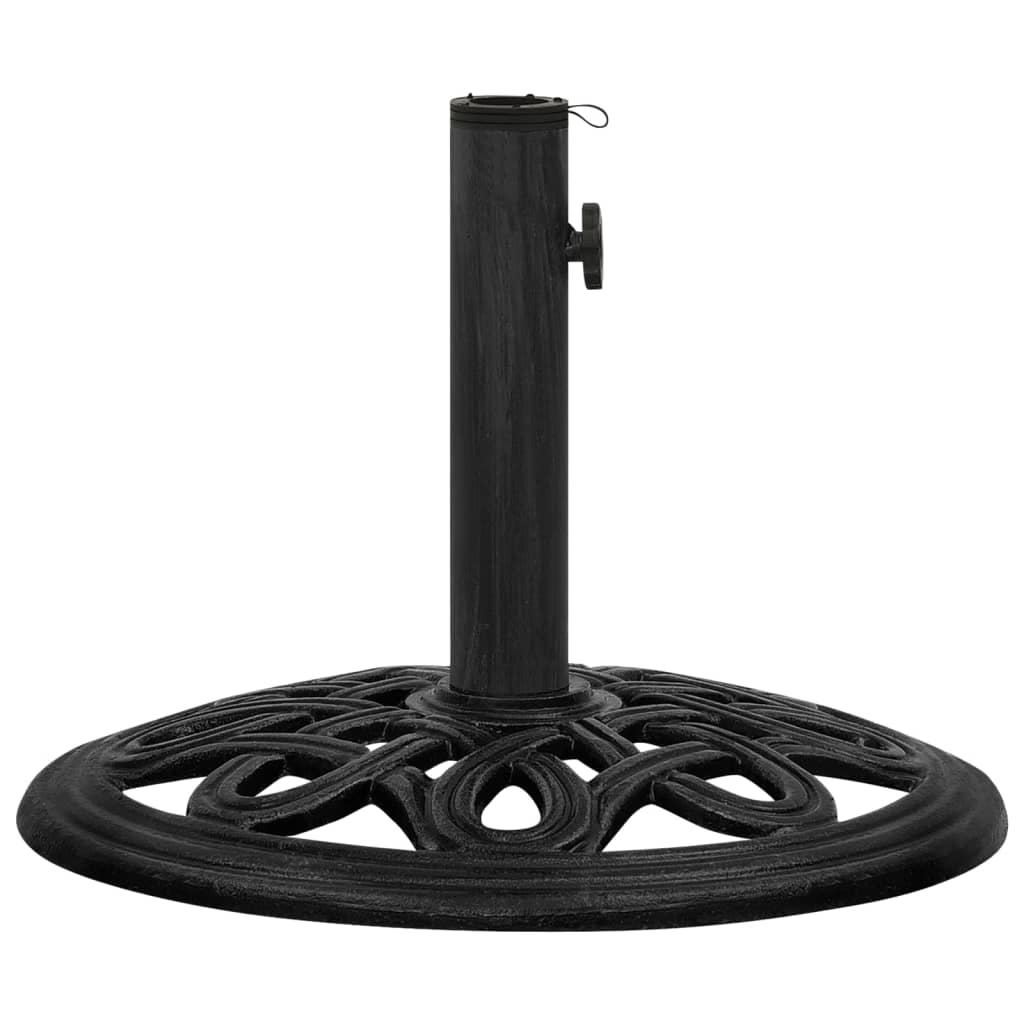 Parasol base black 44x44x32 cm cast iron