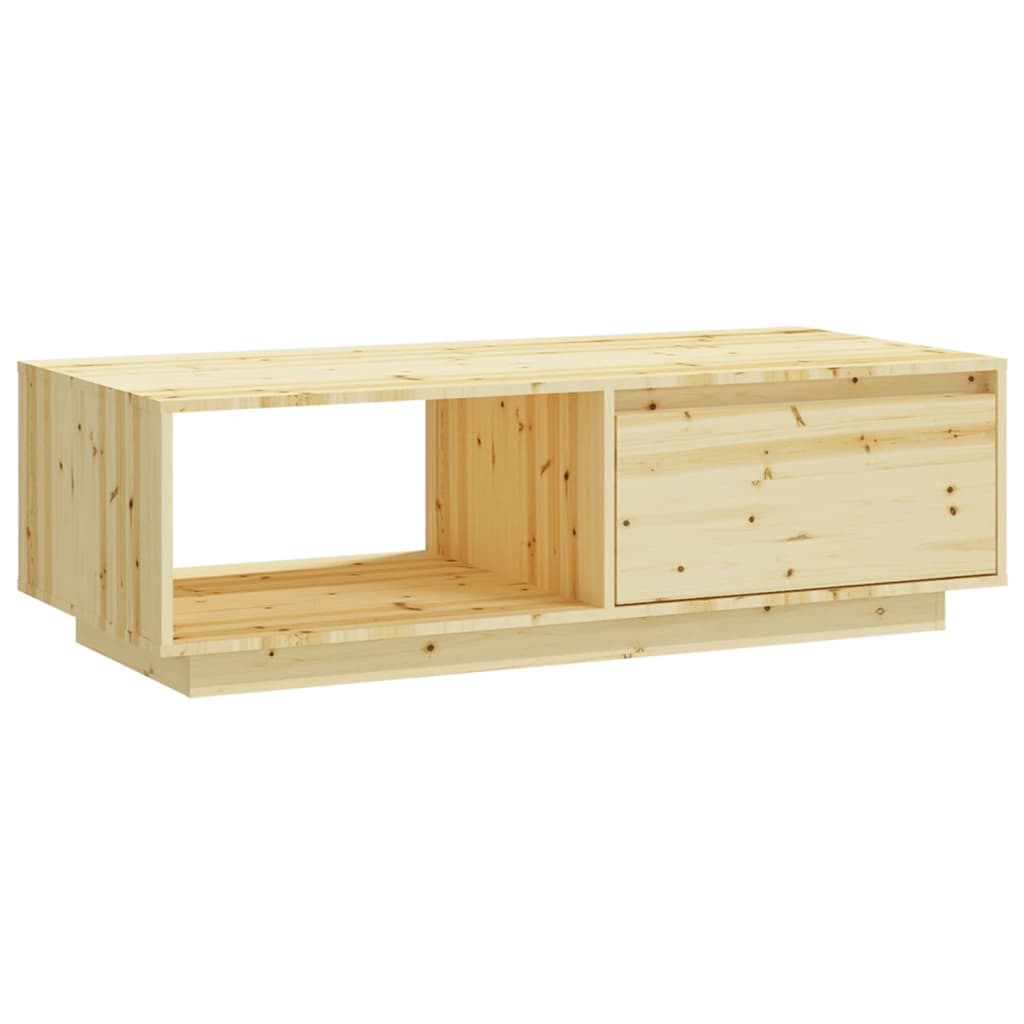 Coffee table 110x50x33.5 cm solid spruce wood