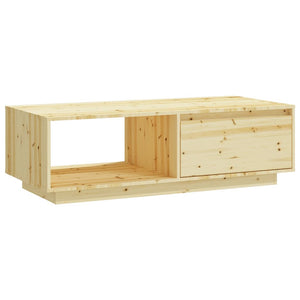 Coffee table 110x50x33.5 cm solid spruce wood