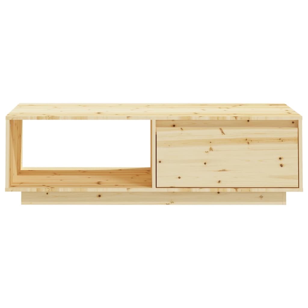 Coffee table 110x50x33.5 cm solid spruce wood