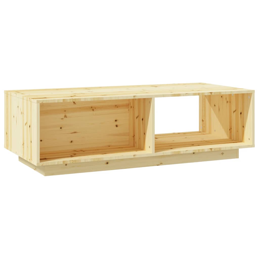 Coffee table 110x50x33.5 cm solid spruce wood