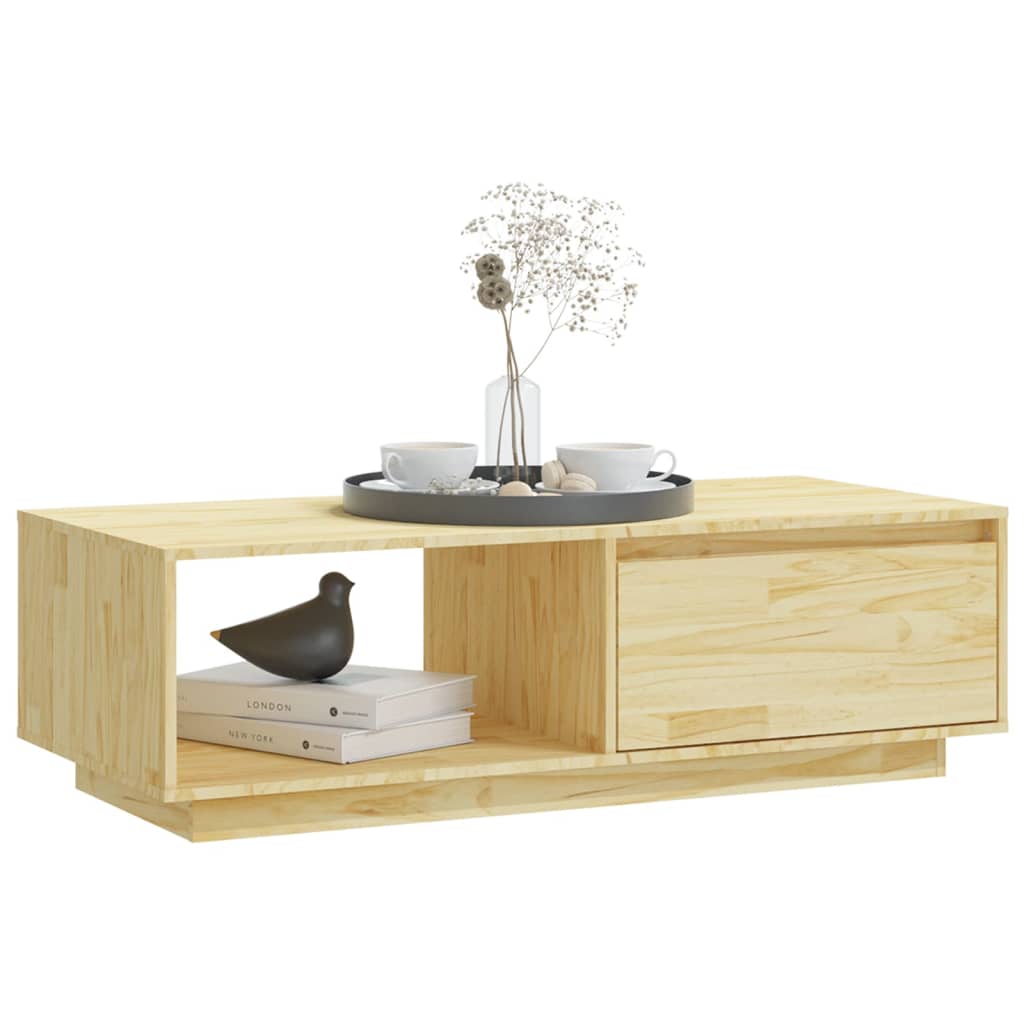 Coffee table 110x50x33.5 cm solid pine wood