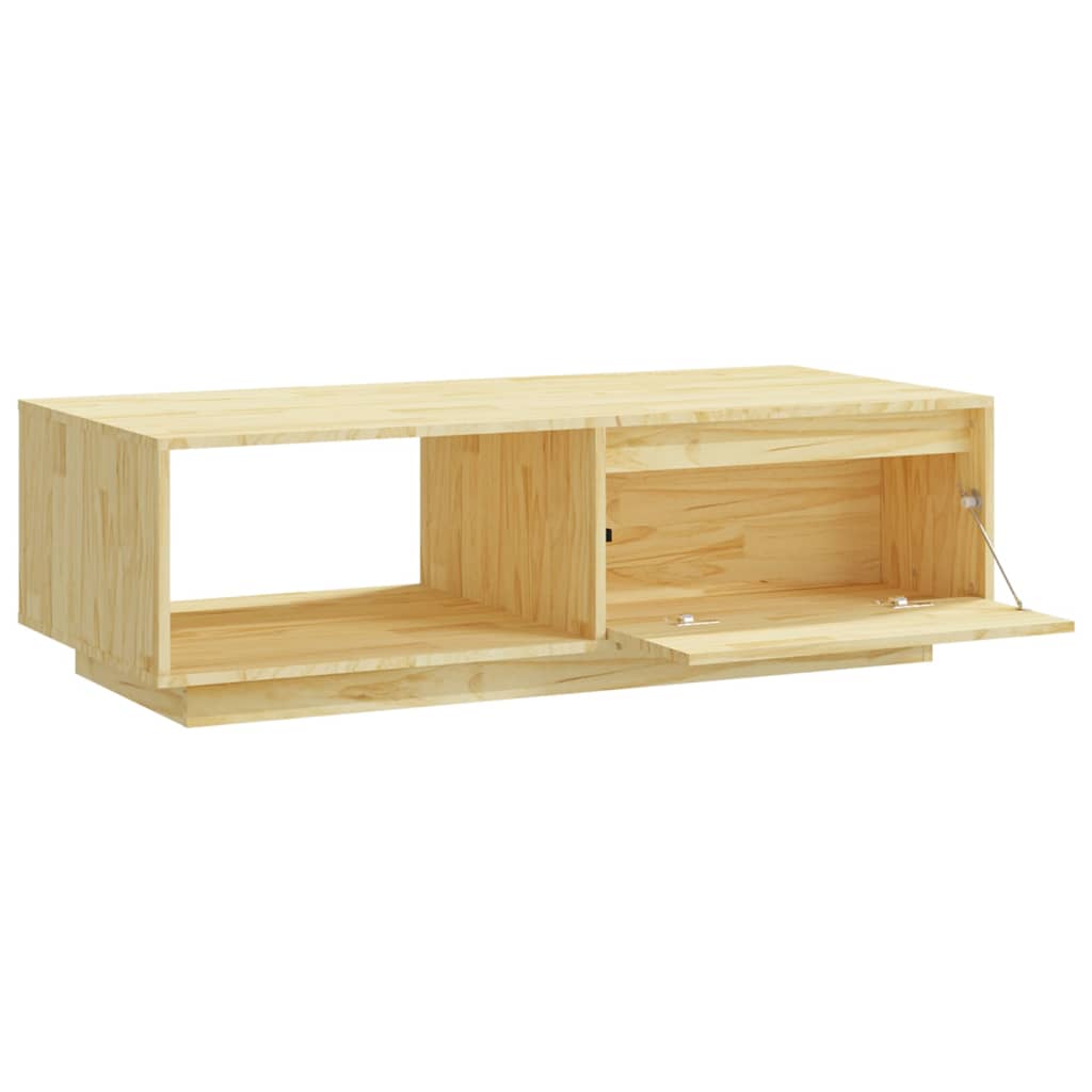 Coffee table 110x50x33.5 cm solid pine wood
