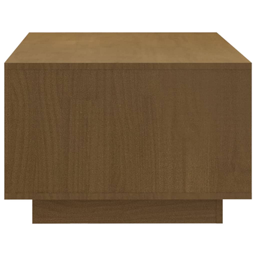 Coffee table 110x50x33.5 cm solid pine honey brown