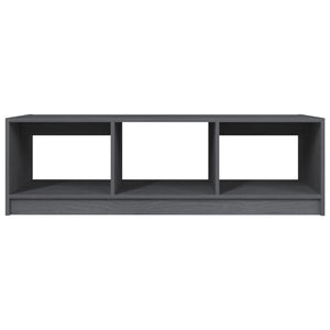 Coffee table 110x50x34 cm solid pine grey