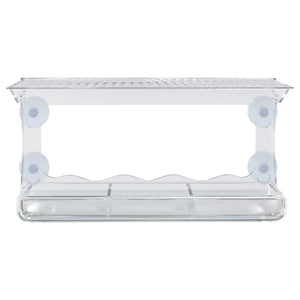 Bird feeders for window 2 pcs acrylic 30x12x15 cm