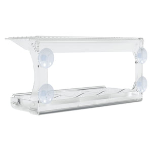 Bird feeders for window 2 pcs acrylic 30x12x15 cm