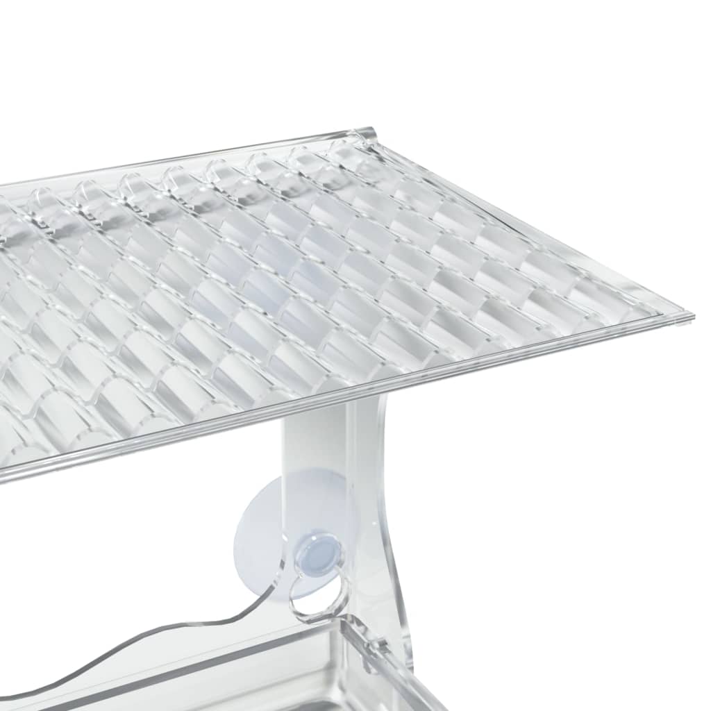 Bird feeders for window 2 pcs acrylic 30x12x15 cm