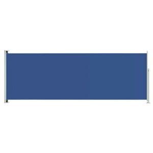 Retractable side awning 220x600 cm blue