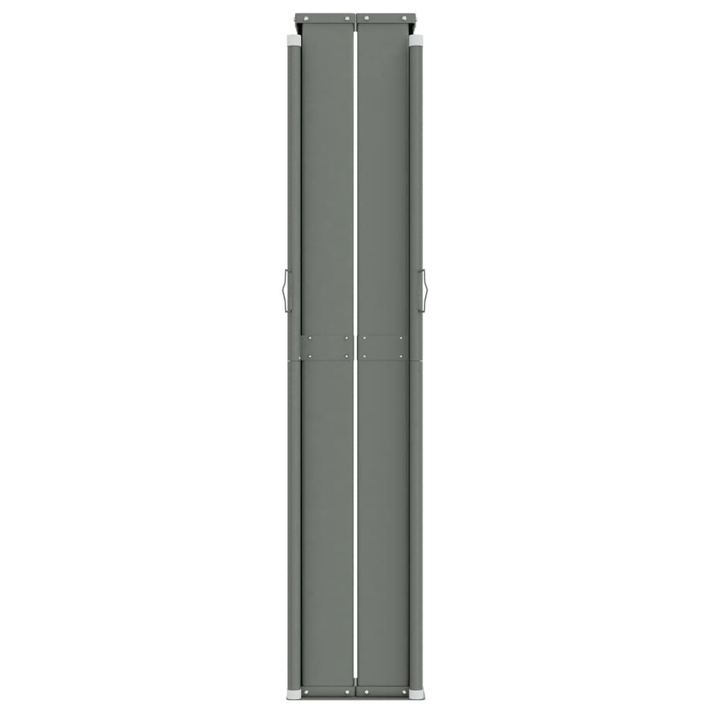 Retractable side awning 220x1200 cm red