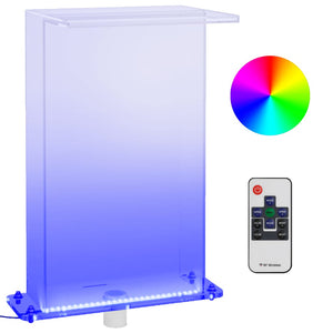 Pool fountain with RGB LED acrylic 51 cm