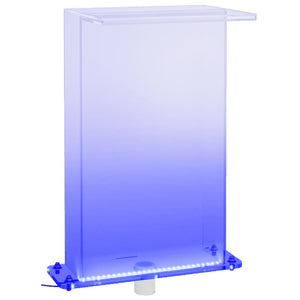 Pool fountain with RGB LED acrylic 51 cm