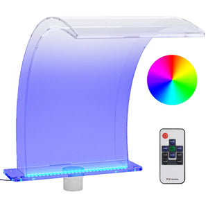 Pool fountain with RGB LED acrylic 50 cm