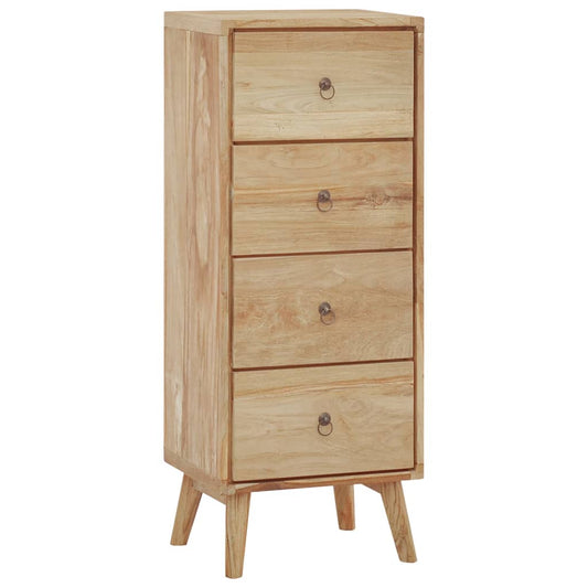 Chest of drawers 40x30x100 cm solid teak