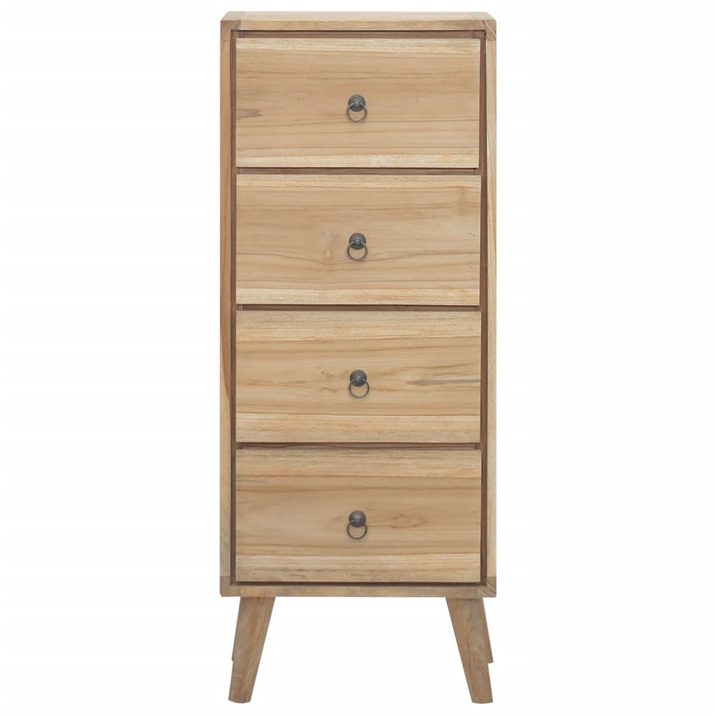 Chest of drawers 40x30x100 cm solid teak