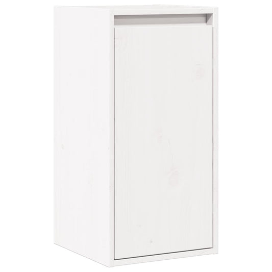 Bookshelf white 30x30x100 cm solid pine wood