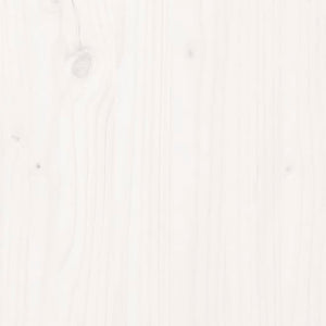 3-piece TV cabinet set White solid wood pine