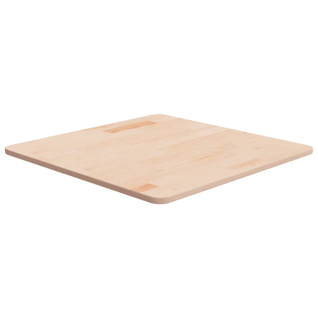 Firkantet bordplate 60x60x1,5 cm ubehandlet heltre eik