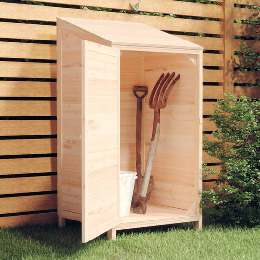 Garden shed 55x52x112 cm solid spruce wood