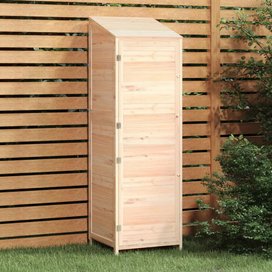 Garden shed 55x52x174.5 cm solid spruce wood