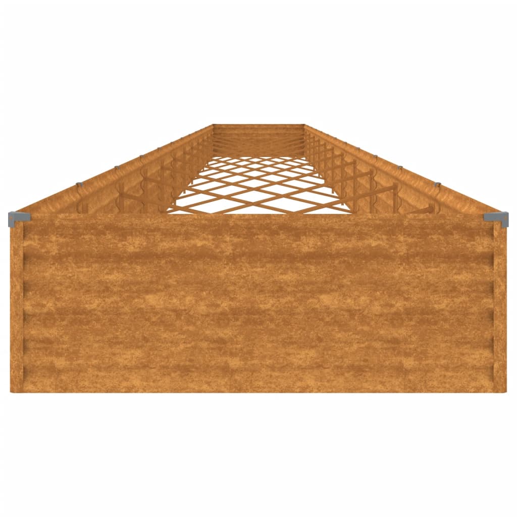 Raised bed 1150x100x36 cm corten steel