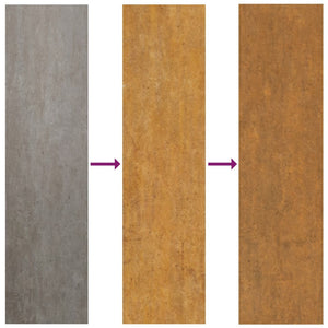 Raised bed 1150x100x36 cm corten steel