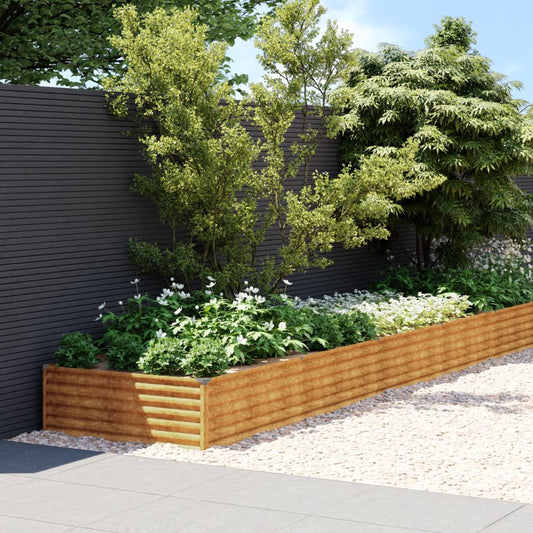 Raised bed 1150x100x36 cm corten steel