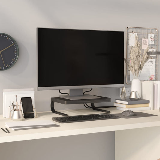 Monitor stand black 37x28x11.5 cm