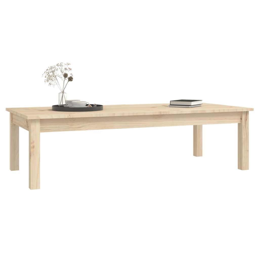 Coffee table 110x50x30 cm solid pine