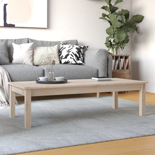 Coffee table 110x50x30 cm solid pine