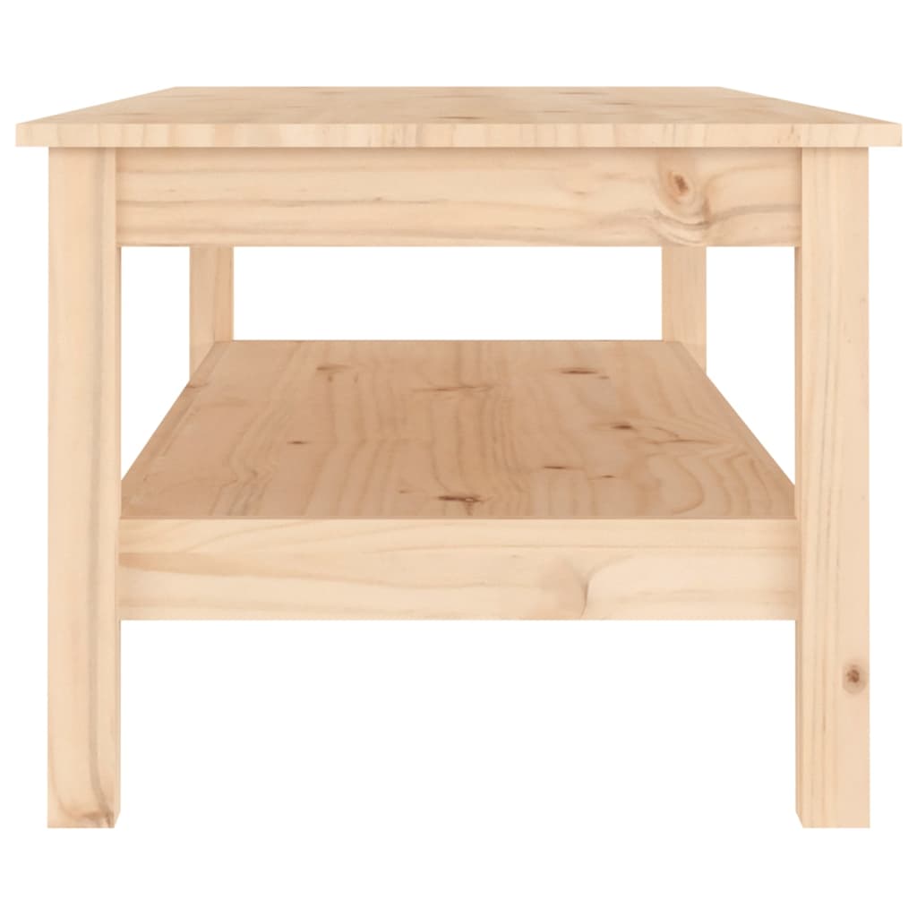 Coffee table 110x50x40 cm solid pine