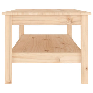 Coffee table 110x50x40 cm solid pine