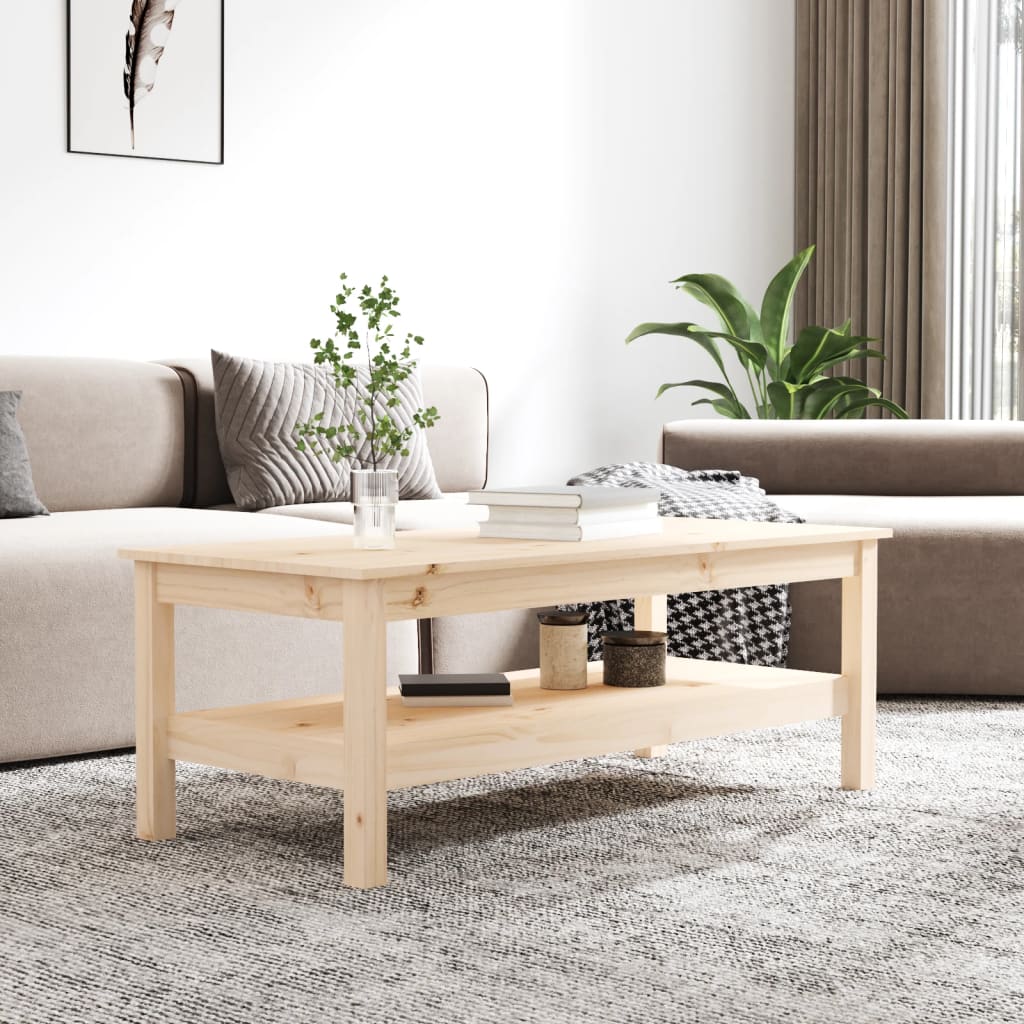Coffee table 110x50x40 cm solid pine