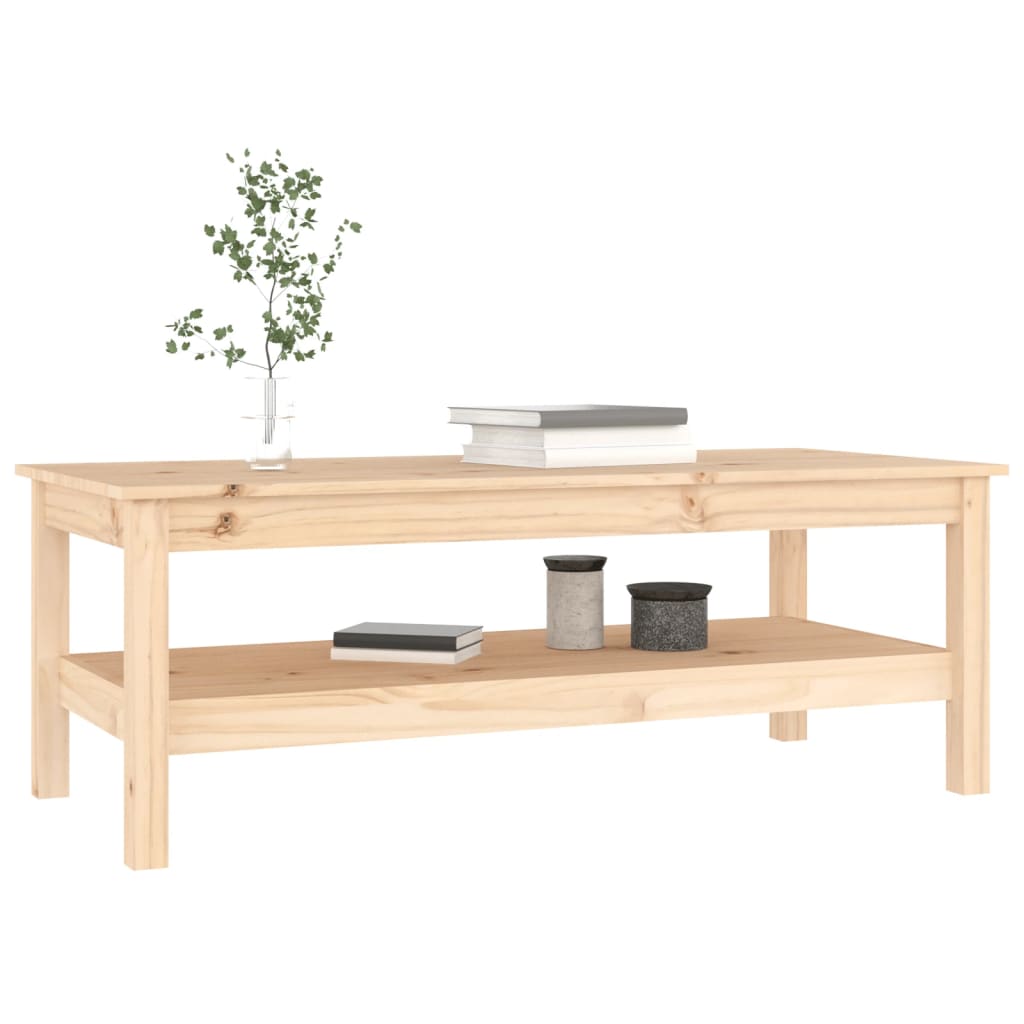 Coffee table 110x50x40 cm solid pine