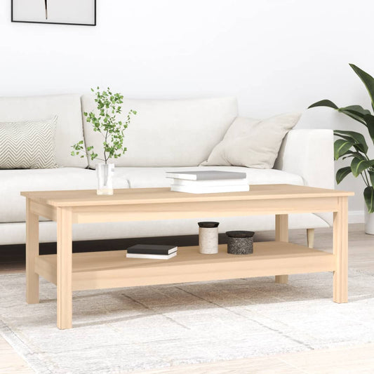 Coffee table 110x50x40 cm solid pine